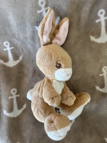 Hase braun weiß 25 cm - weiß,
