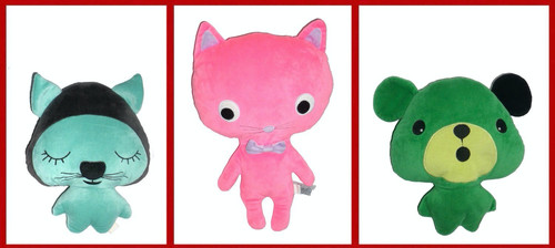 Auswahl katze rosa blau o - :,